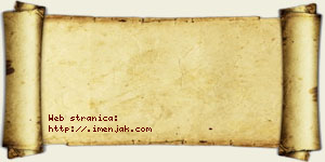 Isak Džamić vizit kartica